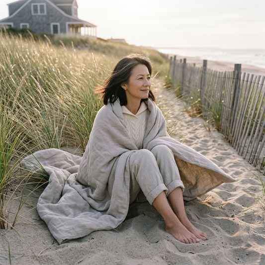 Linen Quilt: Breathable, Natural & Handmade | Peplos Linen
